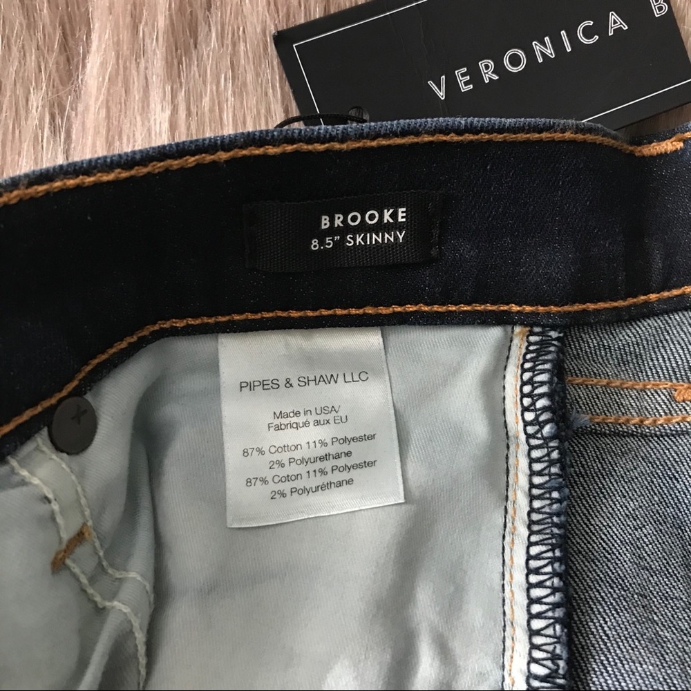 VERONICA BEARD Brooke Skinny Jeans SIZE 24 NWT - Picture 12 of 13